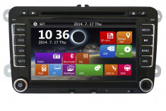 Navigatie 7 inch 2 DIN DVD GPS Bluetooth VW Polo WIN CE 6.0 foto