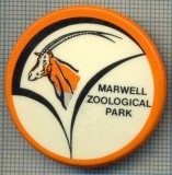 1995 INSIGNA - MARWELL - ZOOLOGICAL PARK - REGATUL UNIT AL MARII BRITANII -starea care se vede