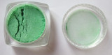 Pigment sidefat verde pentru gel uv / acril, 3 gr, nuantator gel