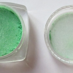 pigment sidefat verde pentru gel uv / acril, 3 gr, nuantator gel