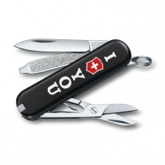 Briceag Victorinox Classic Black 0.6223.853 I LOVE YOU foto