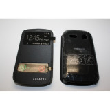 Husa Flip Cover S-View Alcatel One Touch Pop C3 neagra, Negru, Alt model telefon Alcatel, Cu clapeta