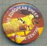 2029 INSIGNA - THE EUROPEAN SHEEP - WOOL CENTRE -starea care se vede