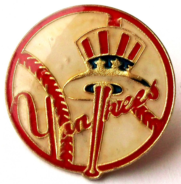 T2. INSIGNA TIP PIN USA SUA SPORT baseball New York Yankees - 25 mm **