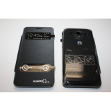 Husa Huawei Ascend G520 neagra originala FlipCover Sview originala cutie, Alt model telefon Huawei, Negru, Cu clapeta