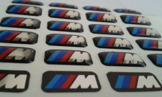 2 X Sticker/Logo/marca auto/emblema BMW ///M siliconata 3D foto
