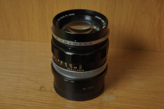 Obiectiv Canon FL 58mm f/1.2 + filtru UV + adaptor Sony NEX / FE foto