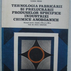 E. Pincovski - Tehnologia Fabricarii Si Prelucrarii Produselor Specifice Industriei Chimice Anorganice - manual