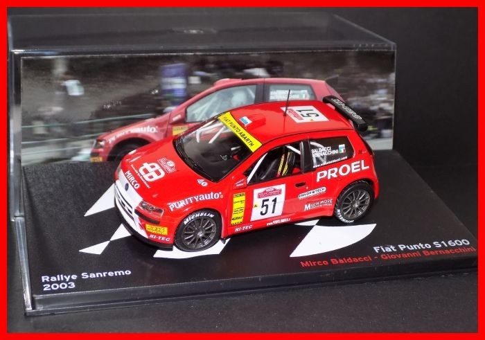 2003 - FIAT PUNTO S 1600 - Rallye San Remo (scara 1/43)