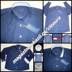 CAMASA BLEUMARIN BARBATI 3XL GEN FIRMA TOMMY HILFIGER 100% BBC MANECA LUNGA XXXL foto