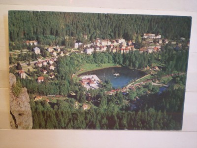 CARTE POSTALA - ROMANIA - TUSNAD - VEDERE DE PE STINCA SOIMULUI - CIRCULATA , TIMBRATA . foto