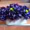 Aranjament flori artificiale - hortensii mov inchis
