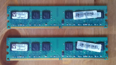 2 GB ( 2 x 1 GB) DDR 2 - 800 Mhz, KINGSTON foto