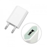 Incarcator retea USB 1000mAh cu cablu date si incarcare iPhone 5 &amp; iPad 4 / mini compatibil IOS7, De priza