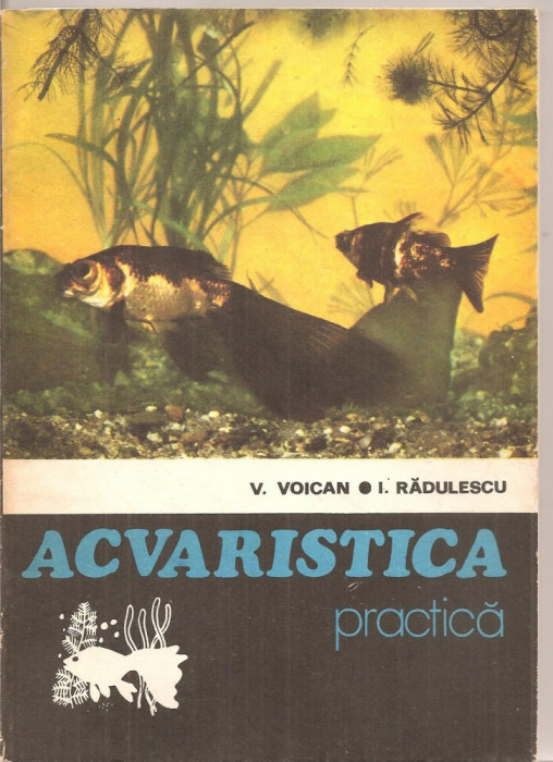 (C5734) ACVARISTICA PRACTICA DE V. VOICAN SI I. RADULESCU, EDITURA CERES, 1979