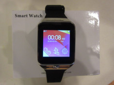 SMARTWATCH/ceas(rama Argintie) tel GSM +bluetooth control orice model/marca telefon Android , (similar Gear 2 Samsung )dar si IOS foto