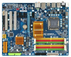 Vand placa de baza Gigabyte GA-EP43C-DS3 socket 775 2X DDR3, 4x DDR2 , PCI-Exp, tablitza I/O, impecabila foto