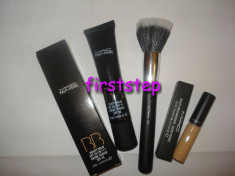 Fond de ten MAC BB prep baza machiaj + prime + pensula MAC rotunda stippling + Anticearcan MAC cache cernee 5 ml foto