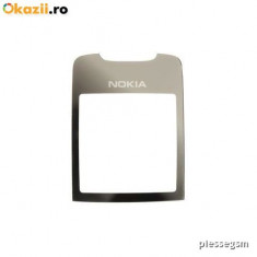 Geam carcasa Nokia 8800 argintiu silver Originala Original NOUA NOU foto
