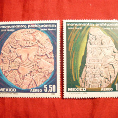 Serie- Monumente Precolumbiene 1980 Mexic , 2 val.