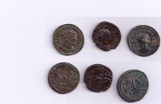 Lot monede romane :Elagabal,Aurelian ,Maximian foto