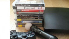 Consola Sony Playstation 3 slim 320GB + 7 jocuri playstation 3 originale foto