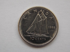 10 CENTS 1989 CANADA XF foto