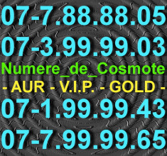 Cartela_Cartele_SIM_Numar_Numere_AUR_VIP_PLATINA_GOLD_SPECIALE_Cosmote_TELEKOM__07-7.88.88.05__07-3.99.99.03__07-1.99.99.43__07-7.99.99.65__80_Lei_Buc foto