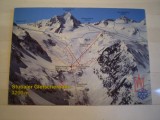 CARTE POSTALA - AUSTRIA - TIROL - TRASEELE SI VIRFURILE MAI IMPORTANTE CU COTELE LOR DIN ALPII AUSTRIECI - CIRCULATA,TIMBRATA,VEZI FOTO 2., Printata