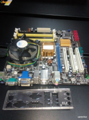 KIT Socket 775, DualCore E5500 2,8 Ghz BOX + Asus P5Q -VM D0, 4x DDR2 800, 6x SATA, video 4500HD, DVI, VGA, tablita, garantie scrisa 6 luni foto