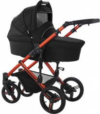 Carucior 3 in 1 Solaris Red 202 (Negru) Bebetto foto