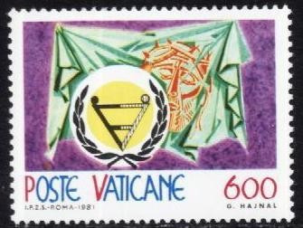 Vatican 1981 - cat.nr.712 neuzat,perfecta stare