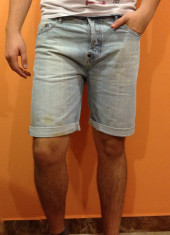 Blugi/Pantaloni scurti PULL&amp;amp;BEAR ORIGINALI!! OFERTA! Marimea euro 44!! foto