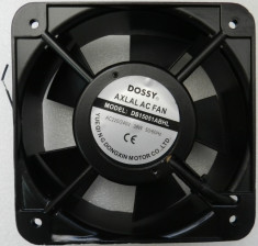 Dossy Ventilator carcasa metal 220V 0.22Ah 38W 150x150x51 mm DS15051ABHL - NOU foto