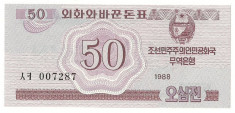 KOREA de Nord(04d) 50 chon 1988 foto