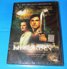 DVD FILM THE LIBRARIAN 3 / COMOARA DIN SPATELE CARTILOR . POCALUL BLESTEMAT . NOU. SIGILAT. SUBTITRARE IN LIMBA ROMANA foto