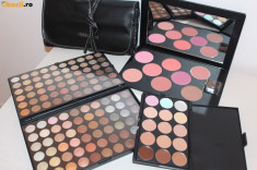 Set mare machiaj Trusa fard MAC + corectoare + pudra blush + pensule Fraulein foto