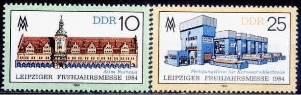 Germania DDR 1984 - cat.nr.2495-6 neuzat,perfecta stare