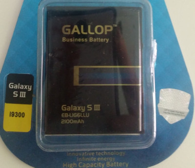 Baterie Gallop 2100 mAh pentru Samsung Galaxy S 3 I9300 foto