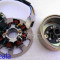 Magnetou / Aprindere / Stator + Volanta scuter JOG ( 7 bobine ) 2T / 2 T / 2Timpi / 2 Timpi ( 49cc - 50cc - 80cc )