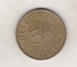 Bnk jt Jeton Bell Fruit 5 p token