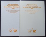 RDG 1990 - EMISIUNI COMPLECTE OBLITERATE PRIMA ZI CU CARTON PREZENTARE, 41 PAGINI