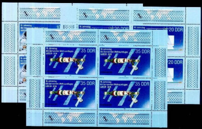 Germania DDR 1988 - cat.nr.2783-5 blocuri de patru,neuzat,petfecta stare foto