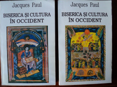 Biserica si cultura in Occident : secolele IX-XII / Jacques Paul (2 vol.) foto
