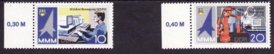 Germania DDR 1987 - cat.nr.2746-7 neuzat,petfecta stare foto