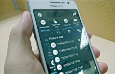 Samsung Galaxy S5 alb - deblocat foto