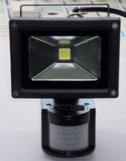 Proiector LED cu senzor 10W (Led Flood Senzor 10W), cod:10100310 foto