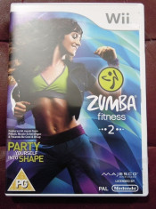 Joc Zumba Fitness 2(include centura), pentru Wii, original, PAL foto