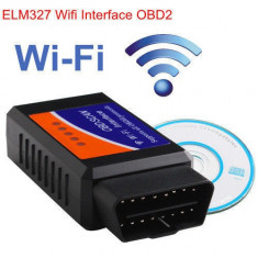 Interfata Diagnoza Auto Wireless OBD2 WIFI ELM327 Tester Android Iphone Windows PC foto