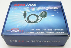 Adaptor hard , adaptor ide , adaptor sata , adaptor USB ptr. orice tip de hard si unitate optica IDE sau SATA foto